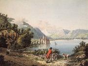 Francois-Hubert Drouais Seen Chateau of Chillon china oil painting reproduction